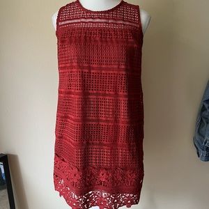 abercrombie & fitch crochet dress